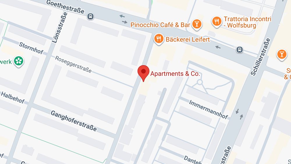 Karte: Apartments & Co.