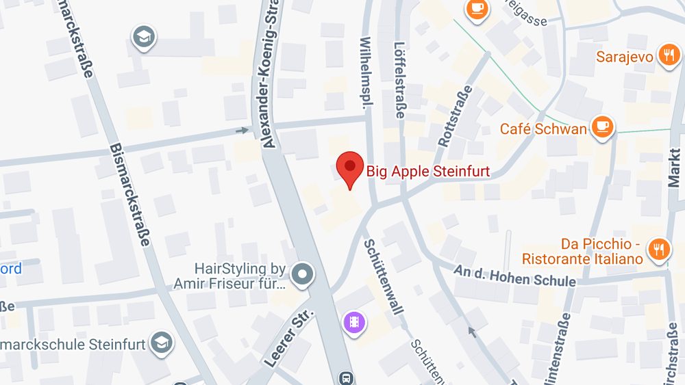 Karte: Big Apple Steinfurt