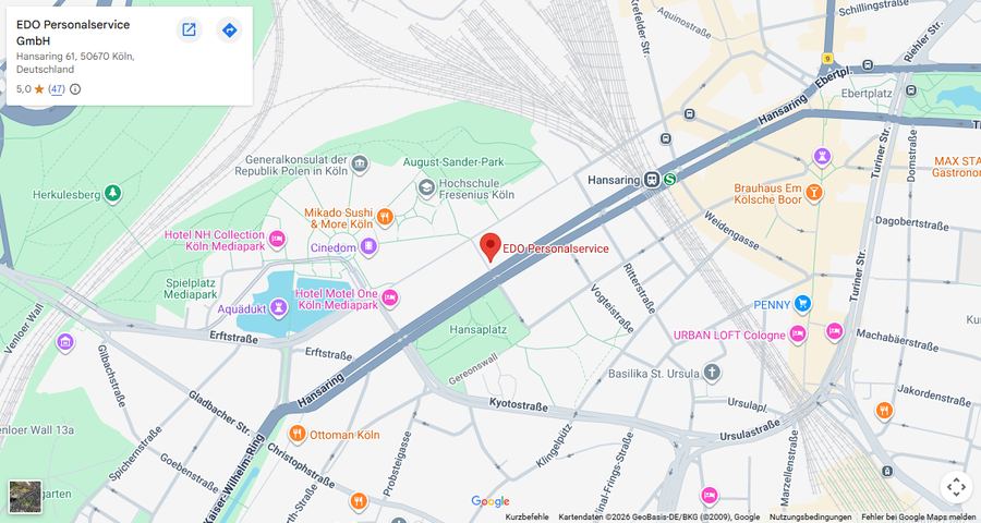 Karte: EDO Personalservice GmbH