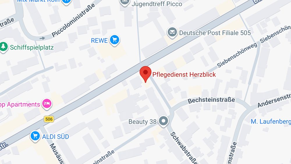 Karte: Pflegedienst Herzblick GmbH