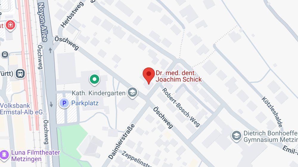 Karte: Dr. med. dent. Joachim Schick