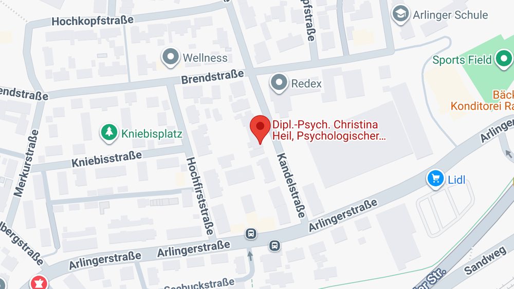 Karte: Dipl.-Psych. Christina Heil, Psychologischer Psychotherapeut
