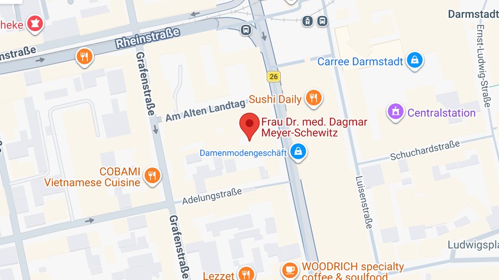 Karte: Frau Dr. med. Dagmar Meyer-Schewitz
