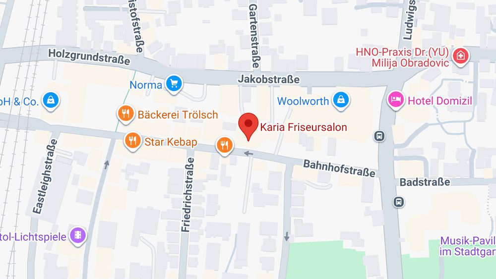 Karte: Karia Friseursalon