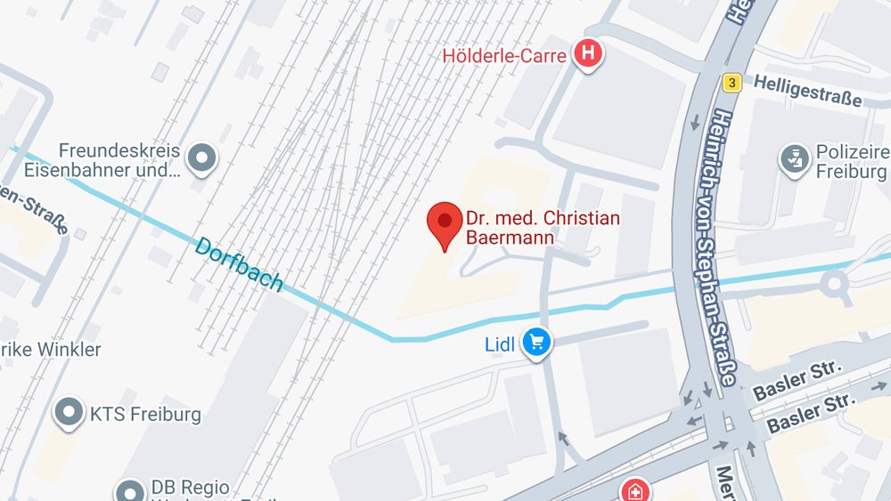 Karte: Dr. med. Christian Baermann