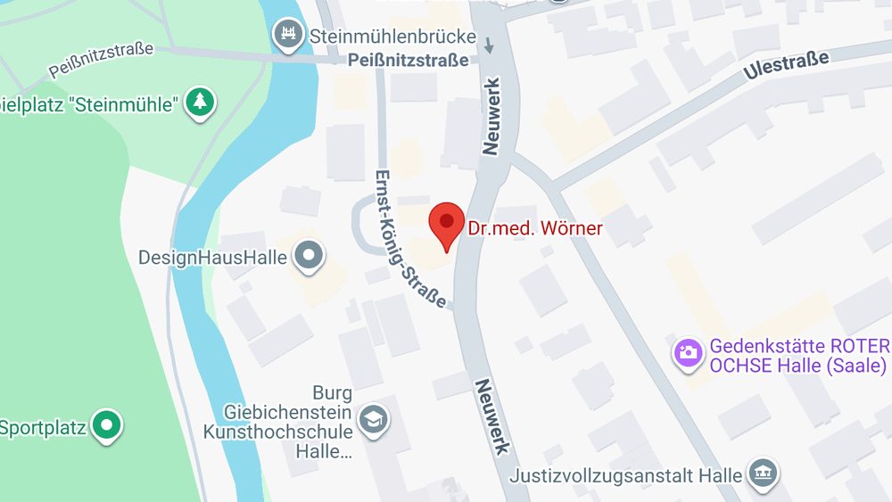 Karte: Dr.med. Wörner