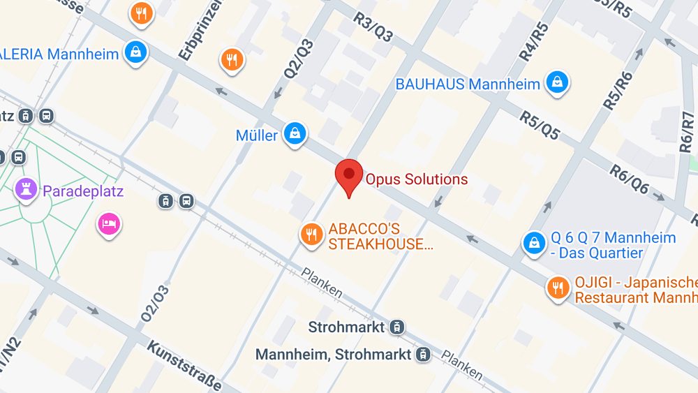 Karte: Opus Solutions GmbH