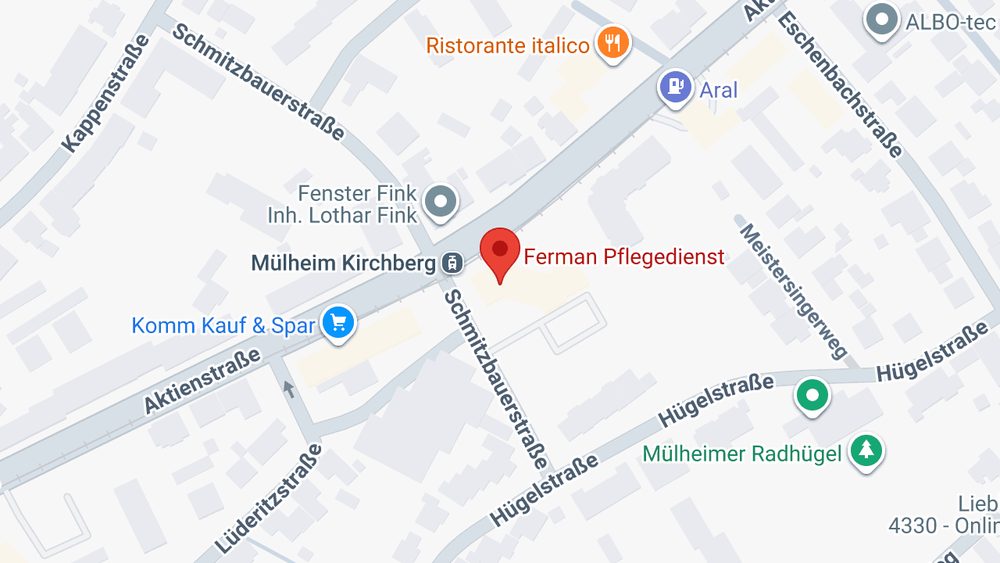Karte: Ferman Pflegedienst