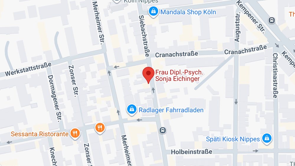 Karte: Frau Dipl.-Psych. Sonja Eichinger